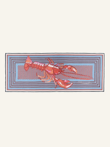 "Lobster and Hearts" scarf
