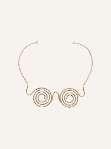 "Spiral Glasses" choker